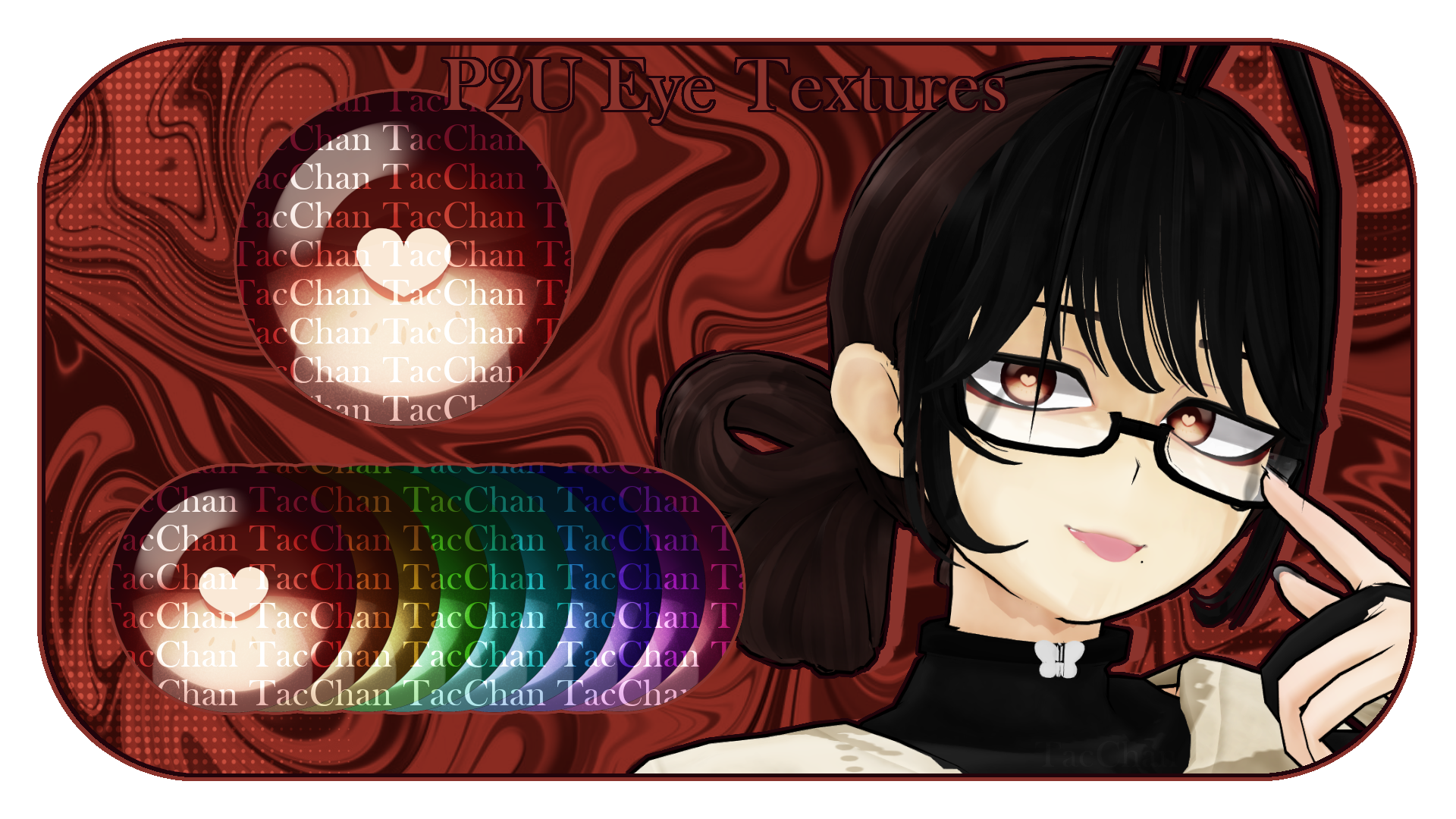 MMD P2U Heart Eye Textures By TacChan by TacChan666 on DeviantArt