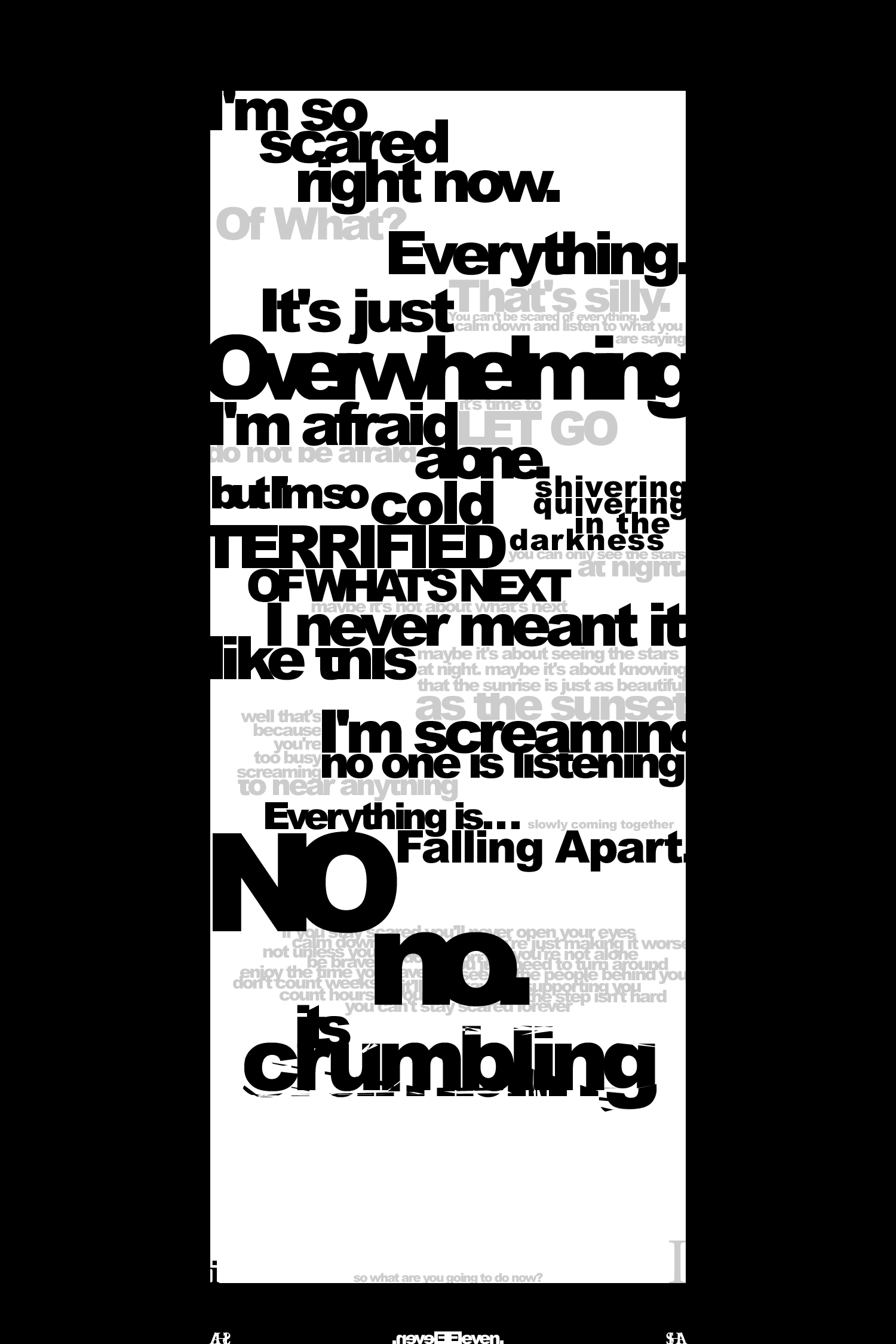 Typography Eleven - Reflection by princepoo