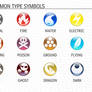 Pokemon Type Symbols (Downloadable)