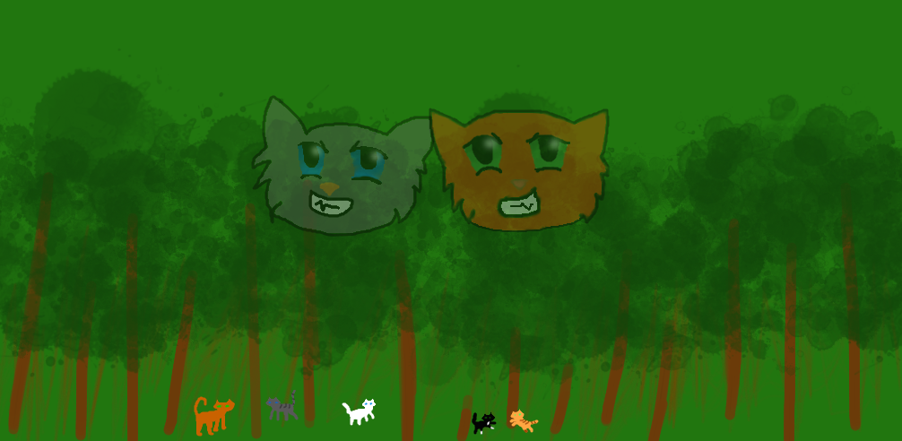 Firestar and Cinderpelt by Turbofun26 on DeviantArt