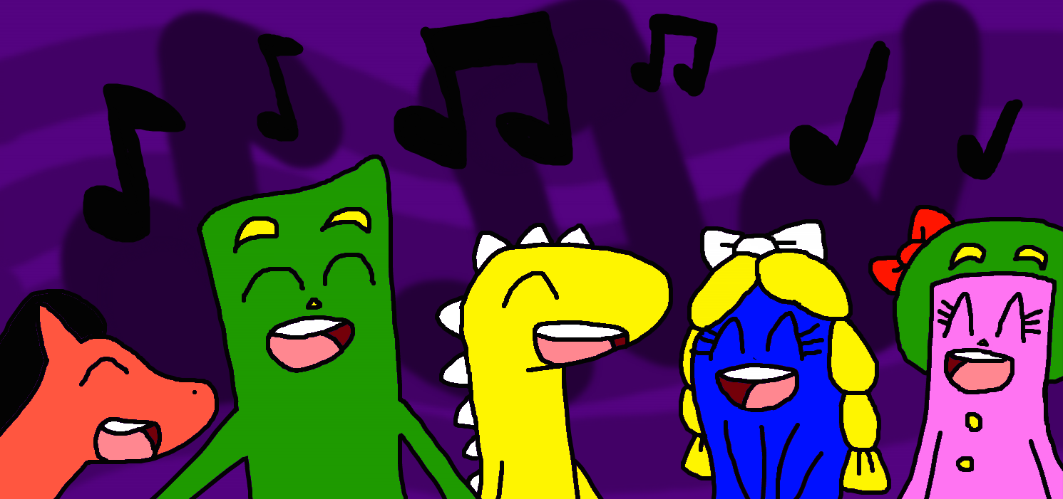 Gumby and Friends Sings I Feel a Song Comin On by PokeGirlRULES on