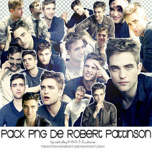 Pack Png de Robert Pattinson