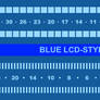 Blue LCD-Style VU Meter skins
