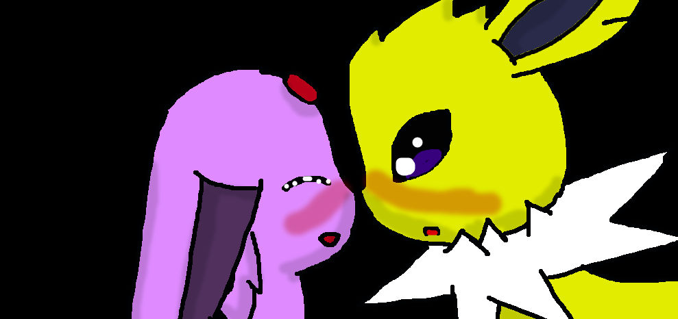 Espeon x Jolteon by SylveonFires on DeviantArt