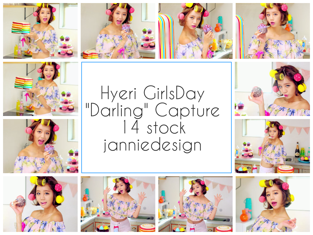 Hyeri GirlsDay - Darling Capture by janniedesign