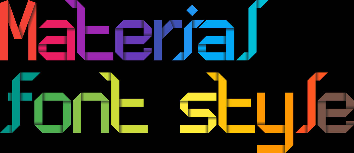 Materials Font Material Font Style by LuSo58 on DeviantArt