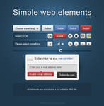 Simple web elements by bographics