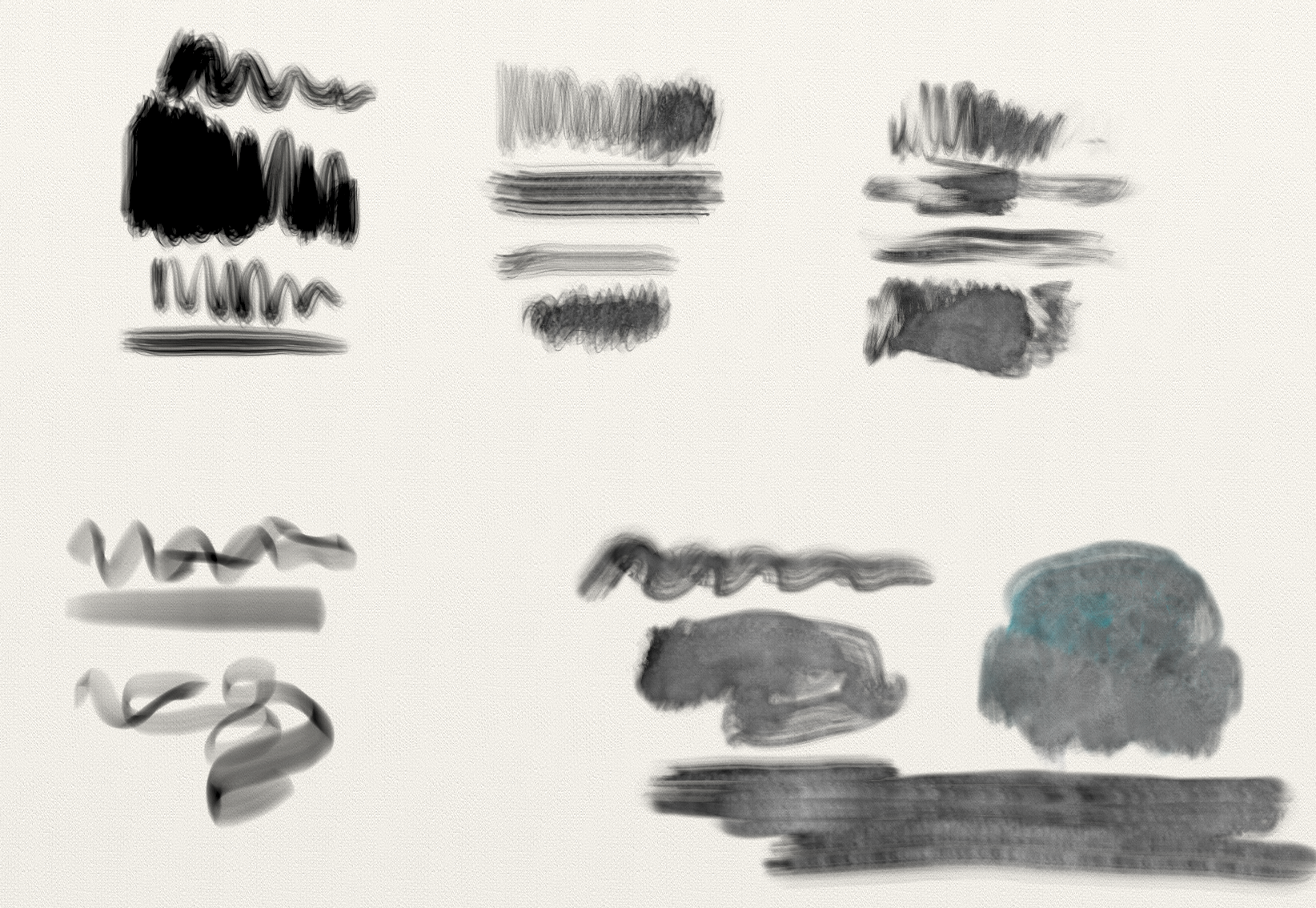 Bristle and ink brush presets for Artrage 5