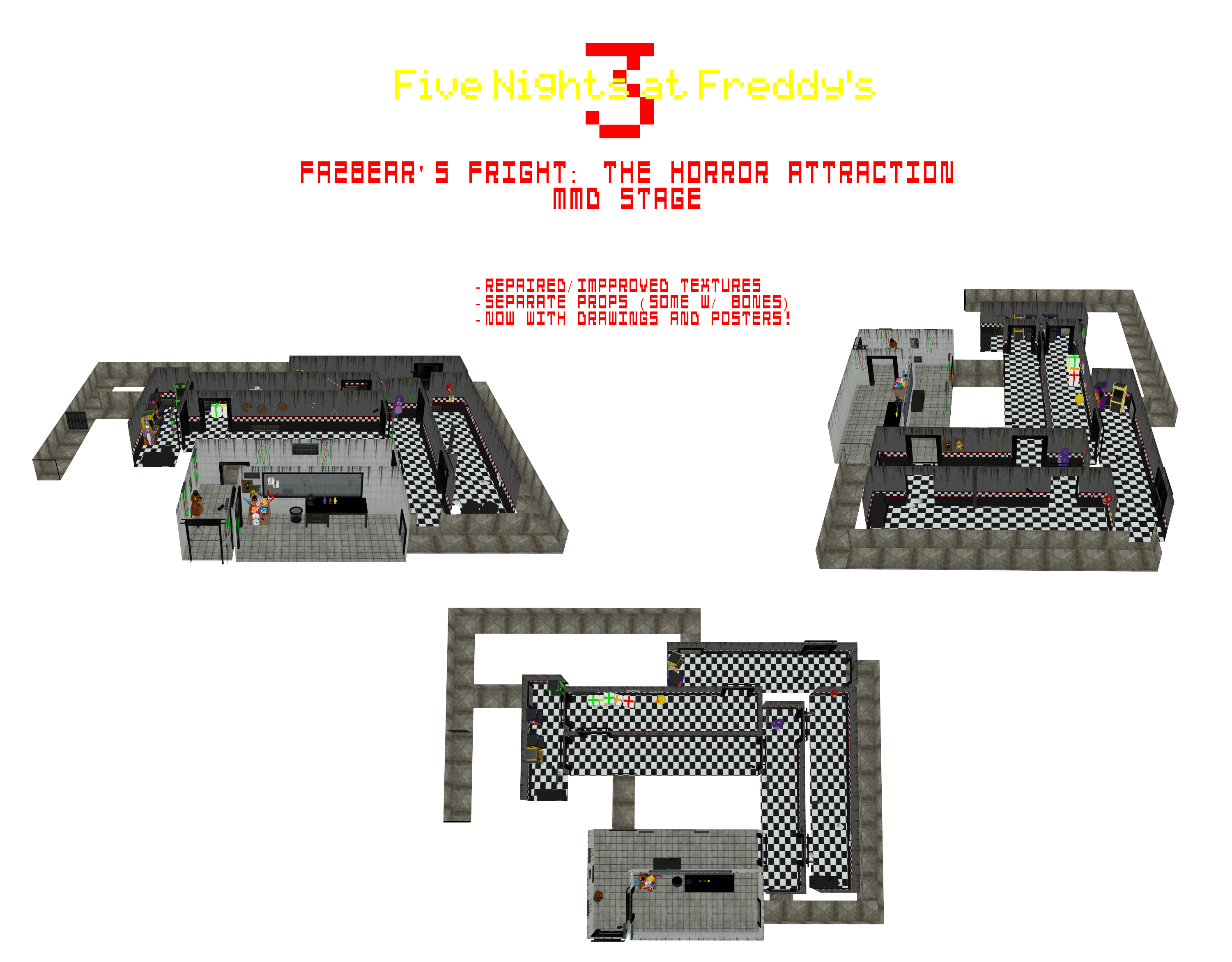 Fnaf 3 Map - Download Free 3D model by Tgames (@brandonmartinleon