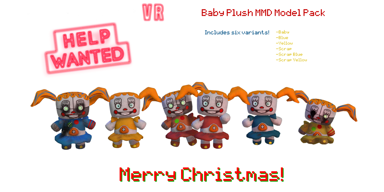fnaf plush scrap baby