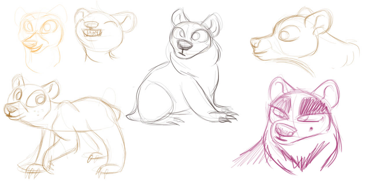 bears sketch 2 by fluffyartpop on DeviantArt