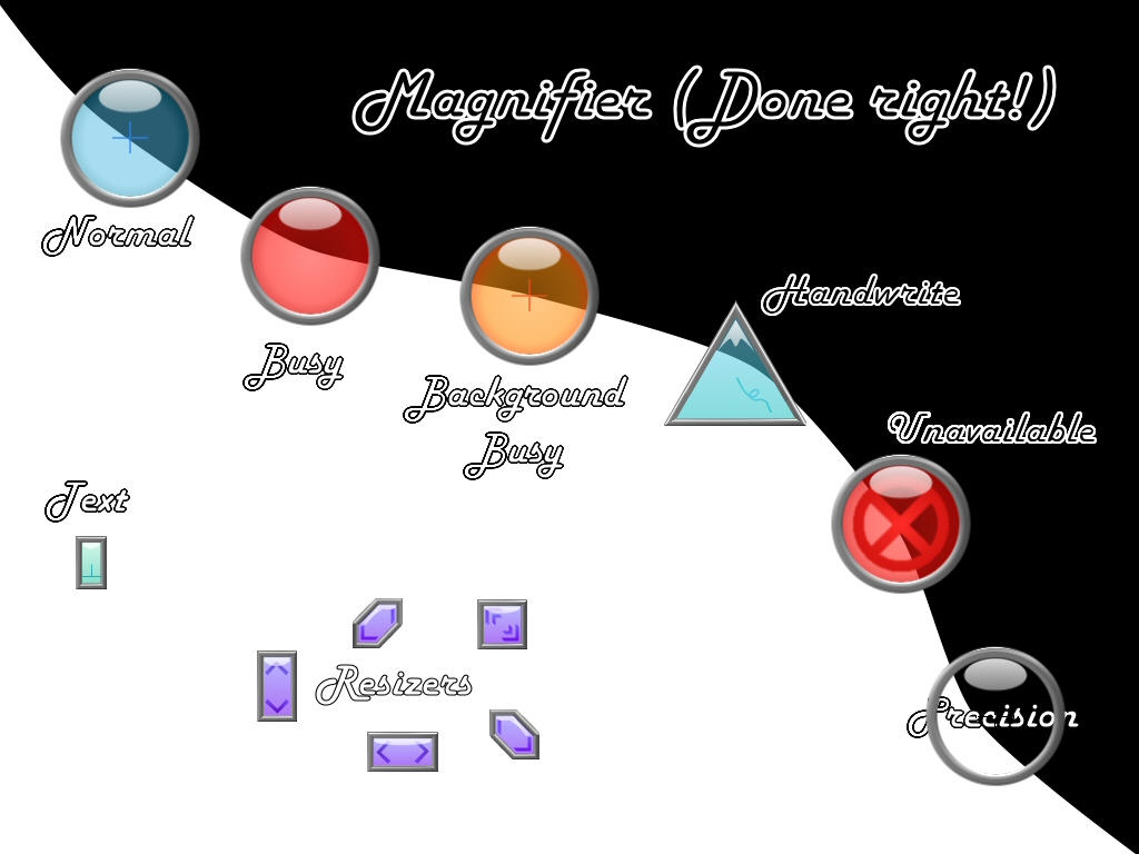 MAGNIFIER CURSOR by juanelloo on DeviantArt