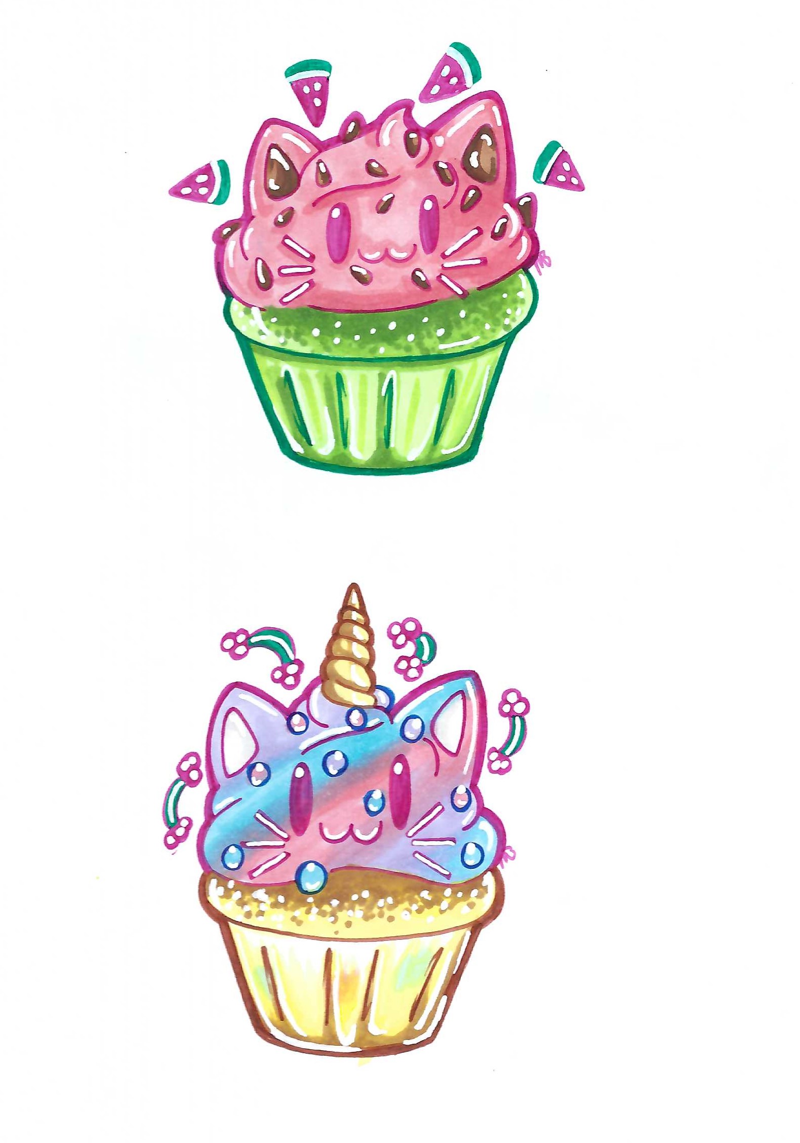 Cupcake Kitties By Spirit Woods On Deviantart