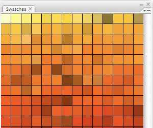Flame swatch