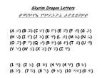 Skyrim Dragon Language