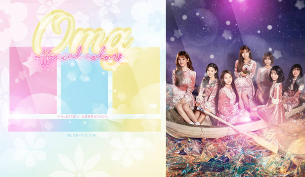 OH MY GIRL OFFICIAL COLORS | Mini pack swatches