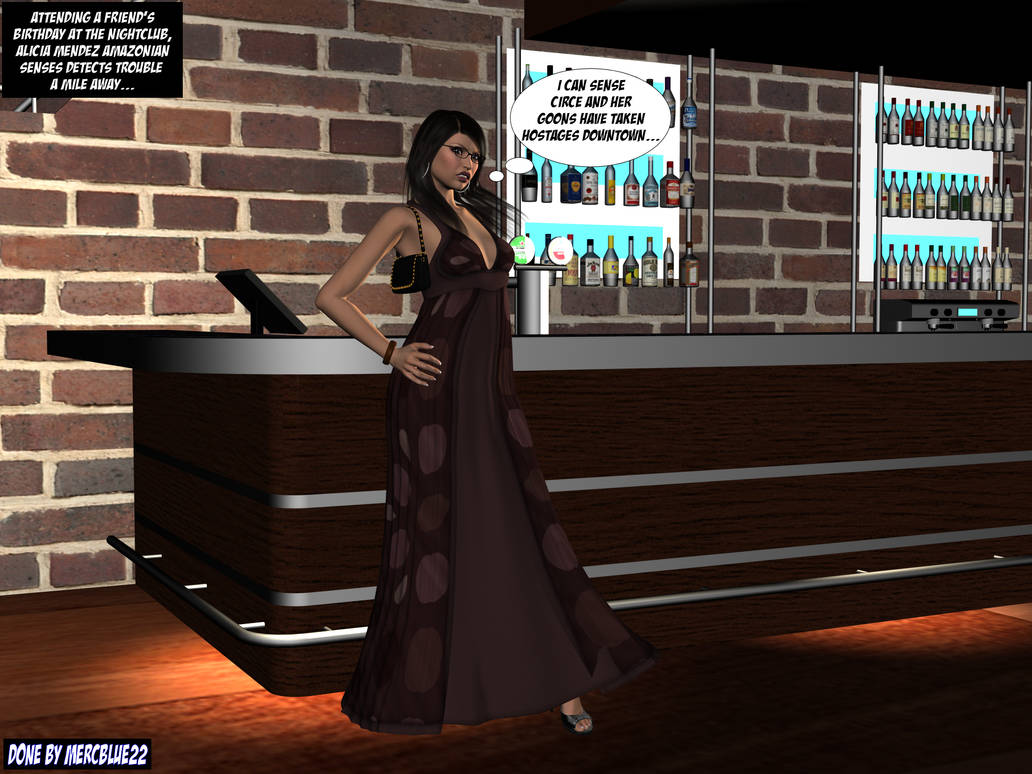 Wonder Woman At the Nightclub TF Pg 1 by mercblue22 on DeviantArt