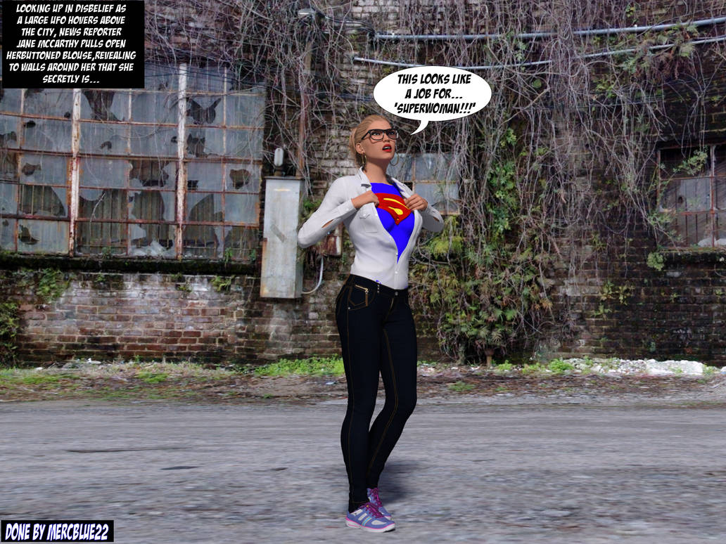 Jane McCarthy becomes Super Woman IRAY TF 1 by mercblue22 on DeviantArt