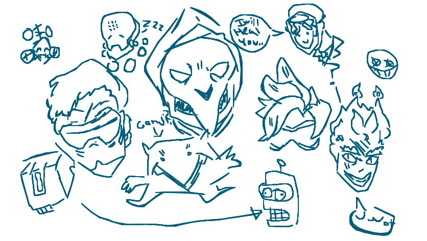 Overwatch Doodles by Zipperozic on DeviantArt