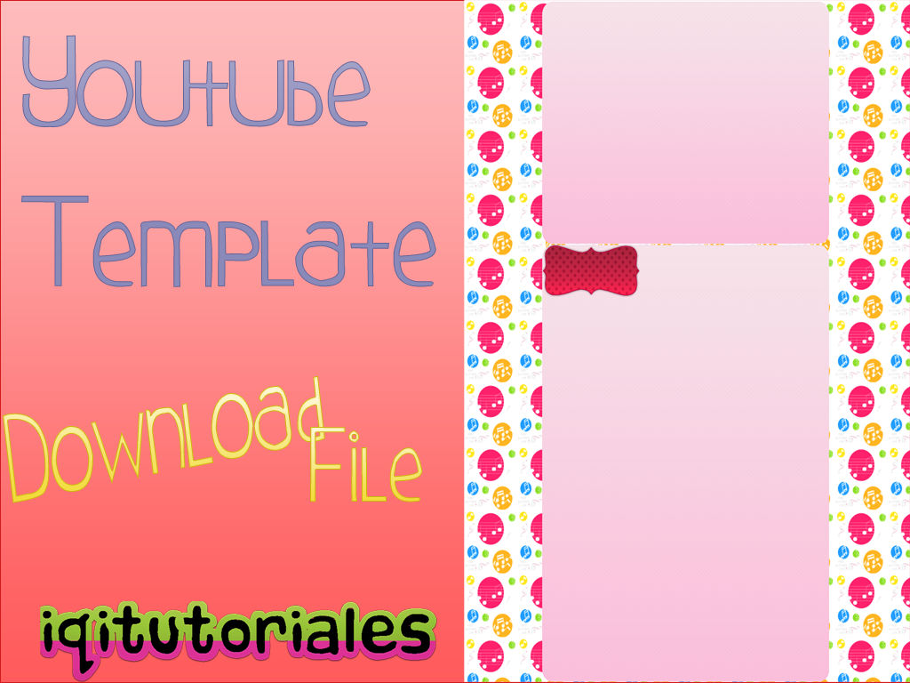 Template to youtube by iqitutoriales on DeviantArt