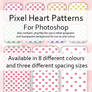 Pixel Heart Patterns for PS