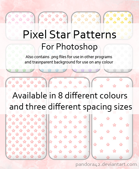 Pixel Star Patterns for PS