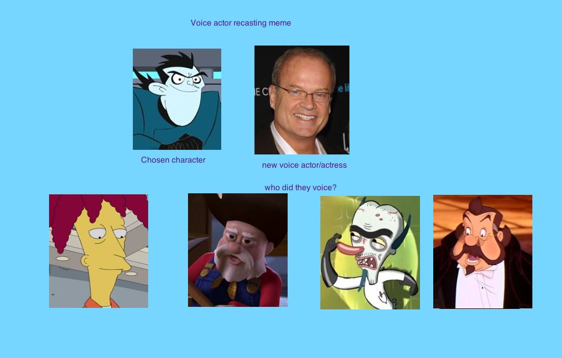 Recasting Voice Meme Kelsey Grammer as Dr Drakken by StephenBVoices on