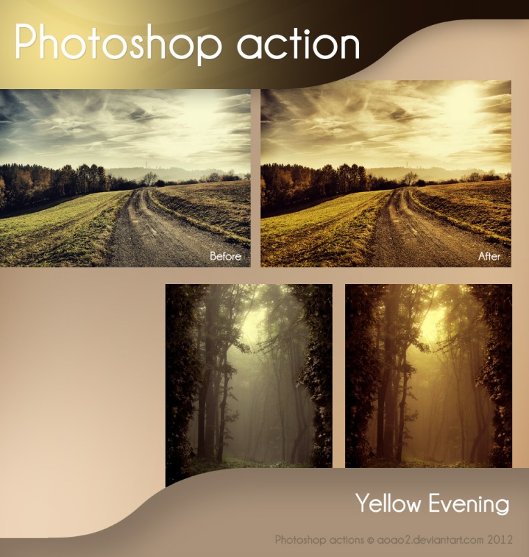 Yellow Evening Action - FREE