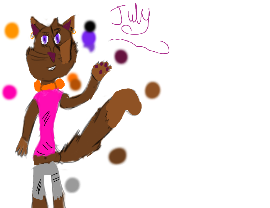 July ref sheet. by Galaxy-dr0p on DeviantArt