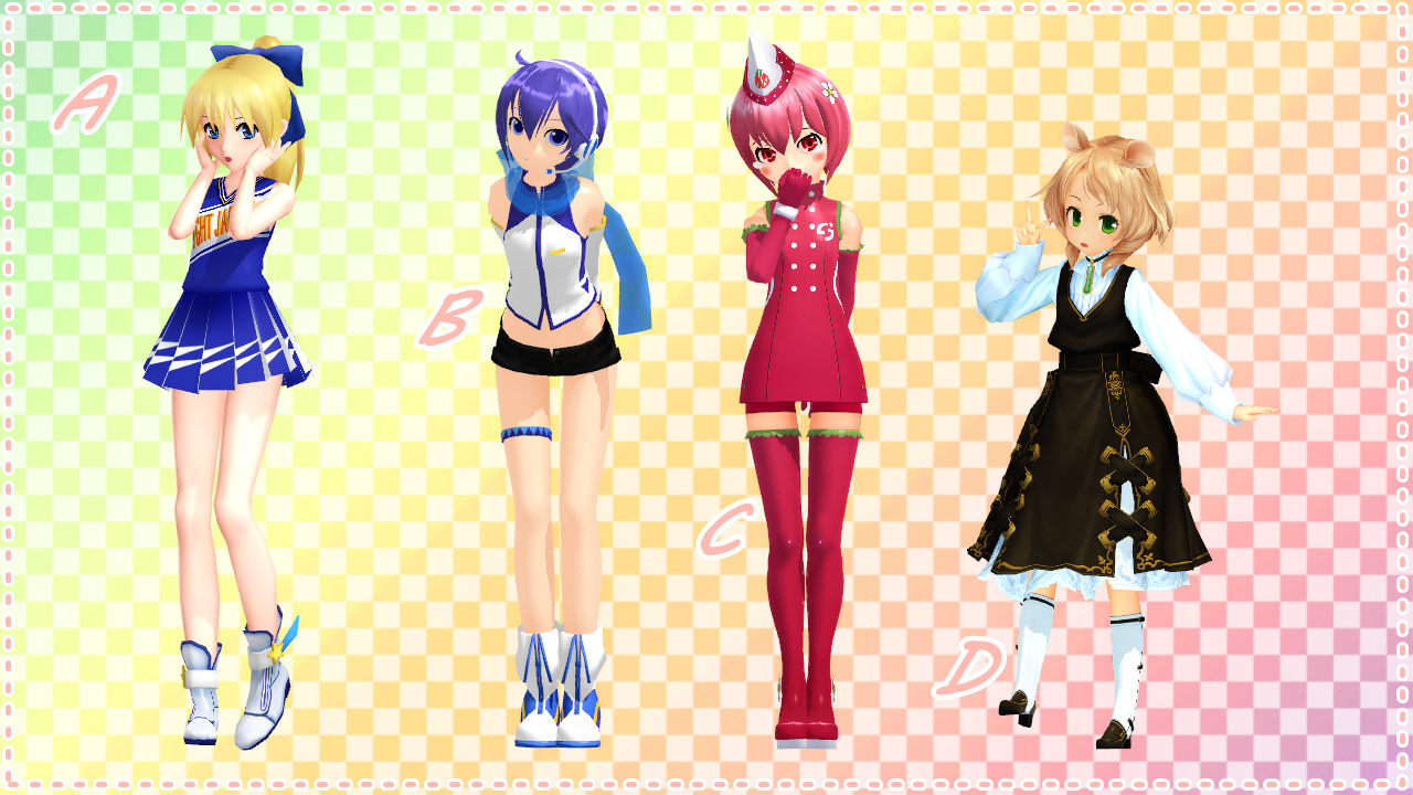 'Kawaii' Pose Pack.