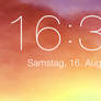 iOS 7 lockscreen clock for xwidget (Windows)