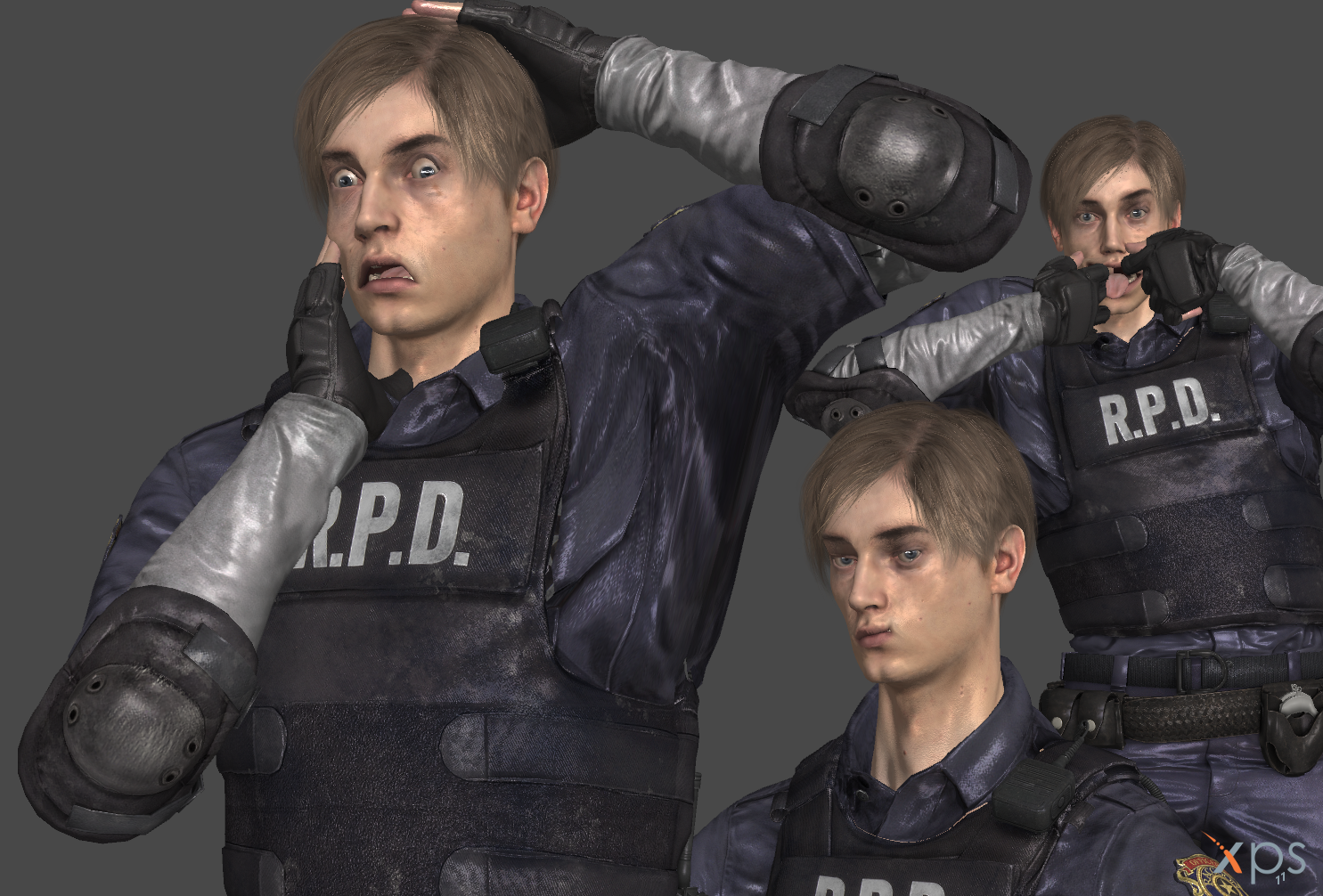 Leon S Kennedy Re2 Re Testing Of Custom Facerig By Marcelievsky On Deviantart