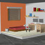 Isometric Bedroom