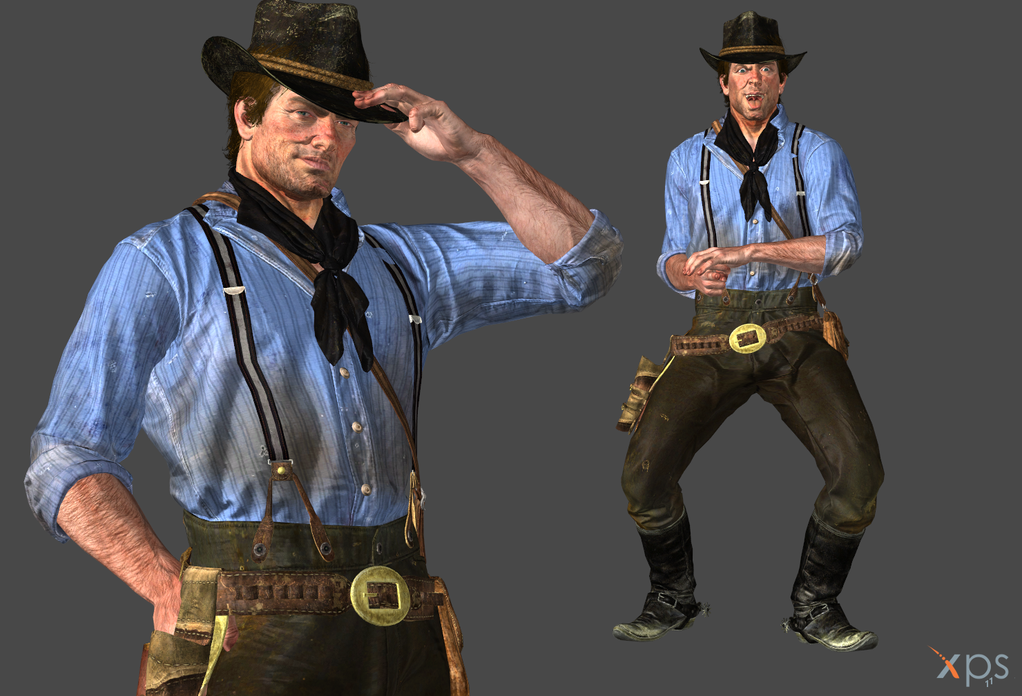 Arthur Morgan RDR2 - 3D model by Nina Krutkyté (@nkrutkyte) [0d236ce]