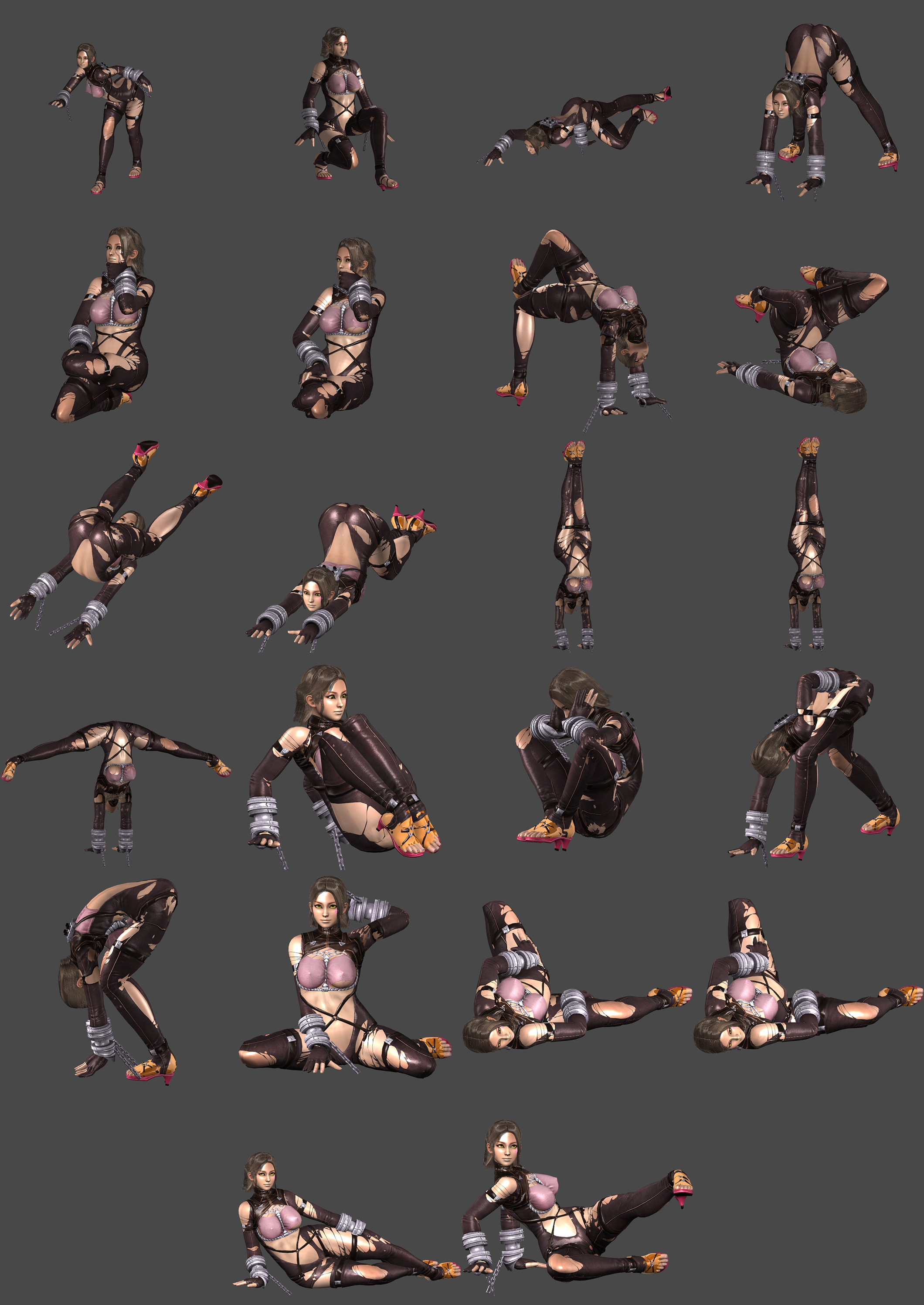 Xnalara poses