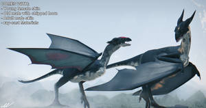 MMD - JJJ's Prehistoric Dragon +DL+ +Blend+FBX+
