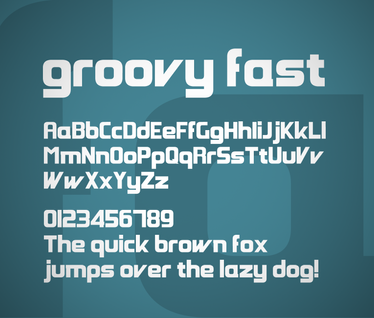 Groovy Fast font