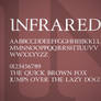 InfraRed font