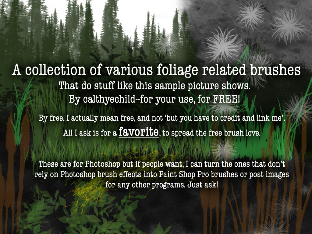 Foliage and Grass Brushes