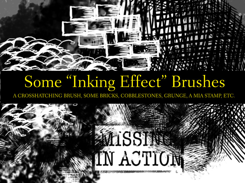Inking Effect Brushes