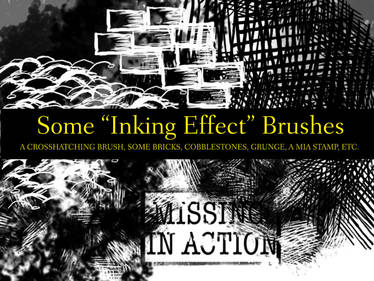 Inking Effect Brushes