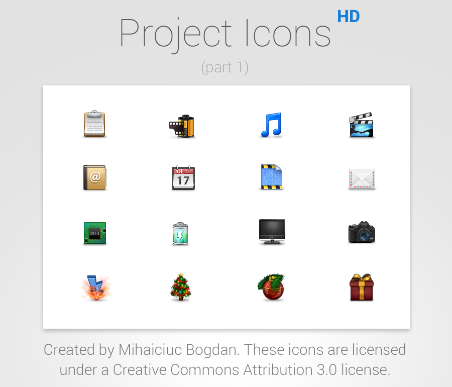 Project Icons HD (Part 1) by bogo-d