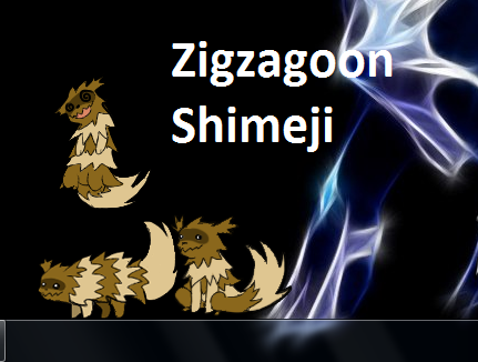 Zigzagoon Shimeji