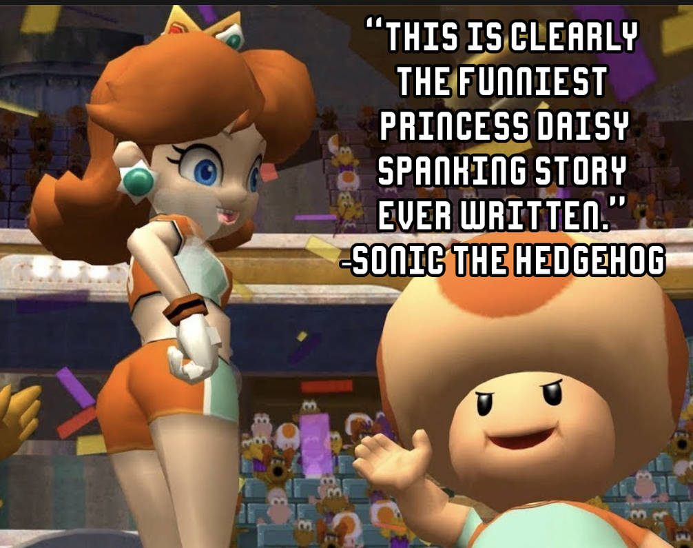 Princess Daisy in A Sore Bottom for a Sore Loser 2 by YouMaySpankItOnce ...