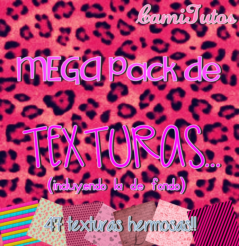 MEGA Pack de 47 Texturas! :) by Camiastudillo on DeviantArt