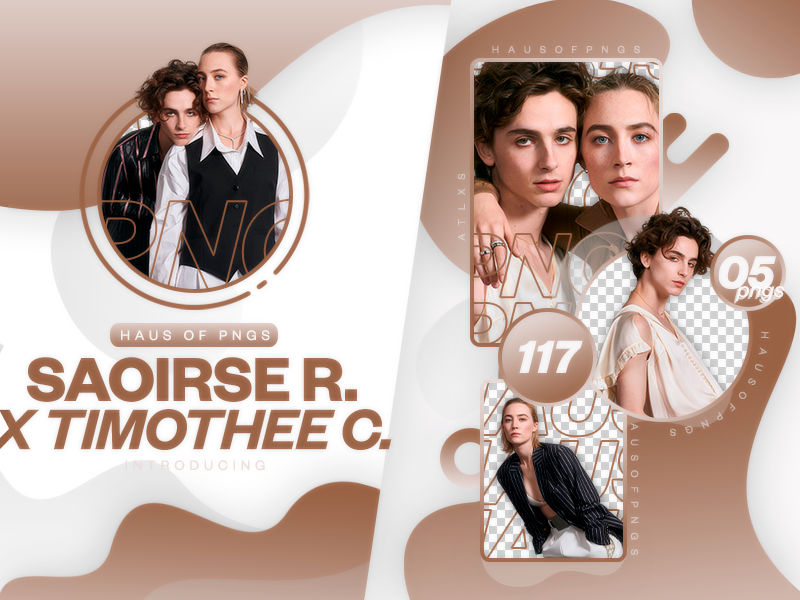 117 Saoirse Ronan X Timothee Chalamet By Hausofpngs On Deviantart