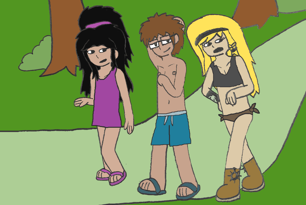 Three Friends Hanging Out by Oooooll-Art on DeviantArt