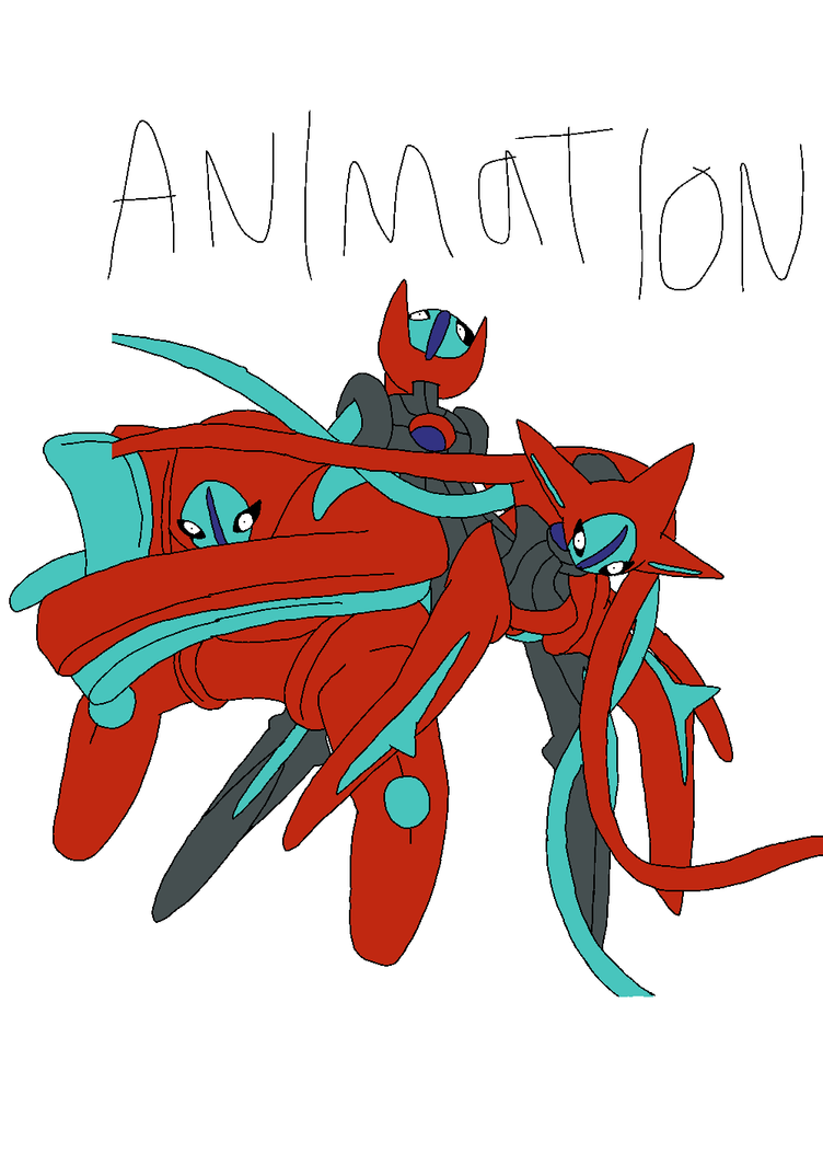 Deoxys form change animation by Kabutopsthebadd on DeviantArt