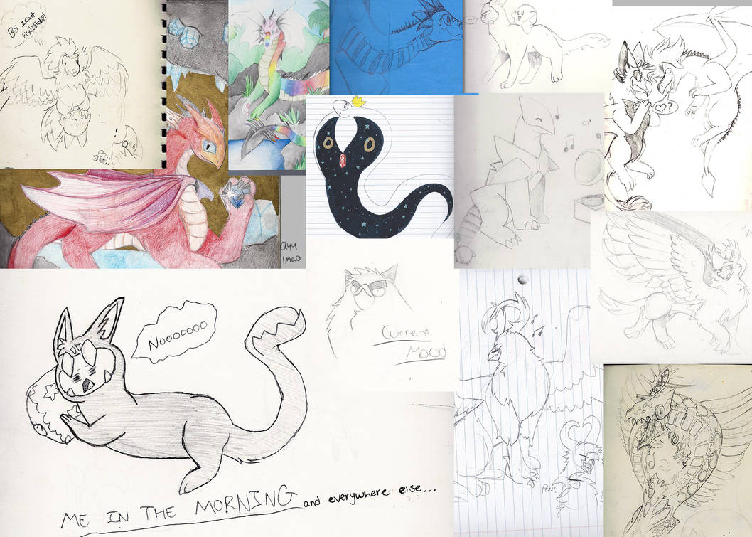 A bunch of doodles by lugiaXawesome on DeviantArt
