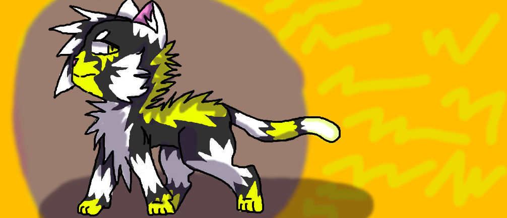 Electric Elemental Cat by NorthstarCat on DeviantArt